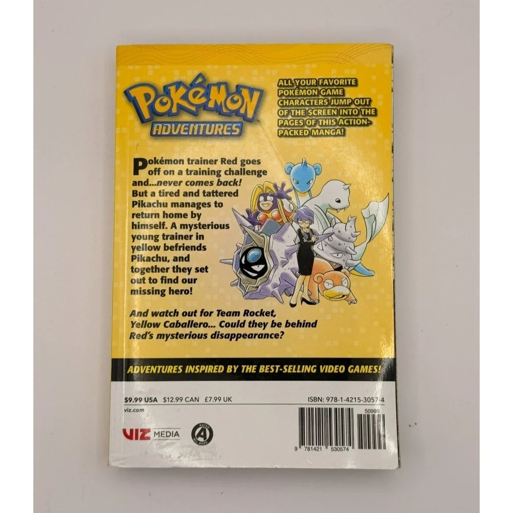 Pokemon Adventures Manga Lot Volumes 2 4 6 7 Hidenori Kusaka VIZ Kids